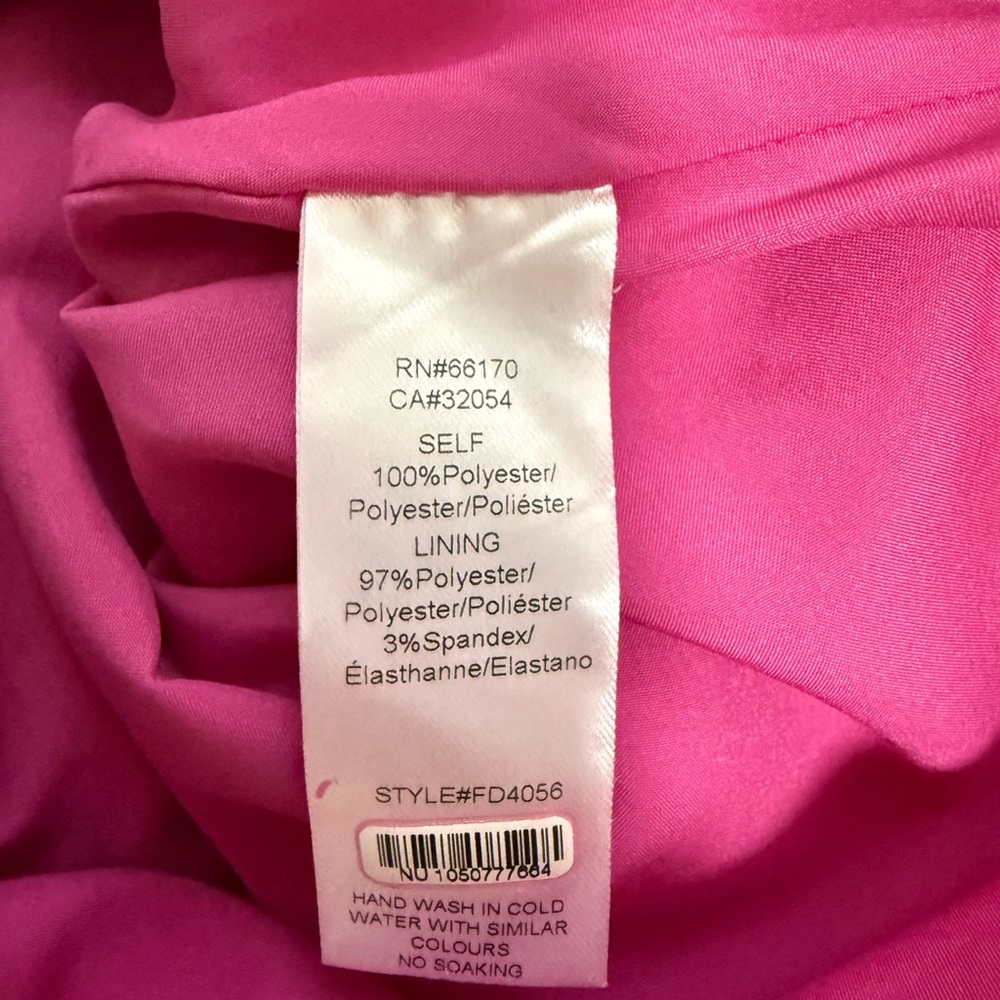 Adelyn Rae Pink Cowl Neck Slip Dress xs - Picture 7 of 10